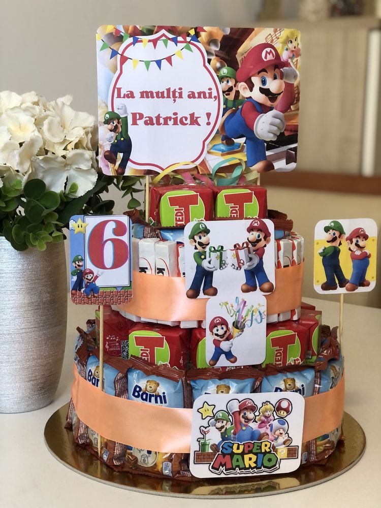 Tort copii, Mario, Superman, Bluey, Eroi in Pijamale, Fortnite