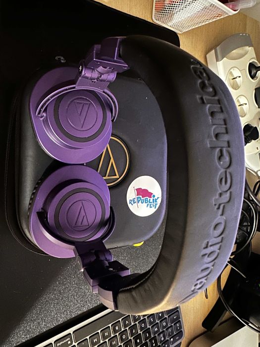 Casti AudioTechnica ATH-M50xBT gen1 + case original AudioTechnica