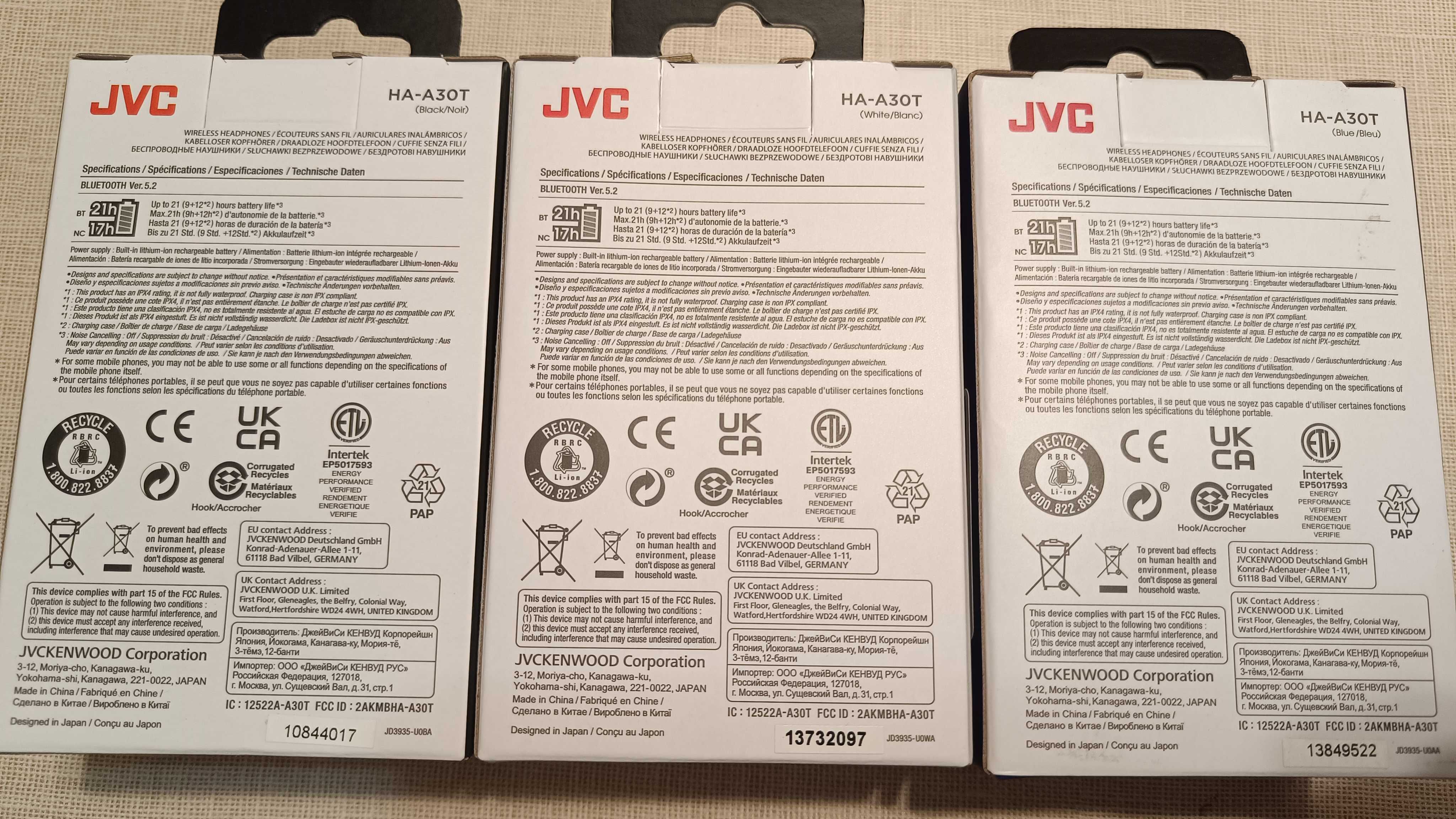 Casti True Wireless JVC HA-A30T Bluetooth Microfon, noi garantie 2 ani