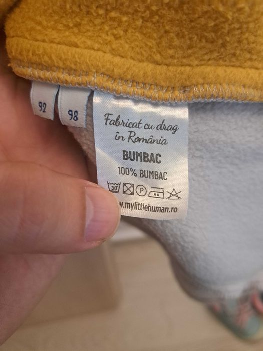 Rochie de iarna Littlehuman 92-98(Fabricat in Romania)- TOP!!