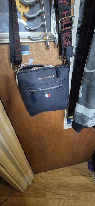 Мъжка кожена  чанта Tommy Hilfiger