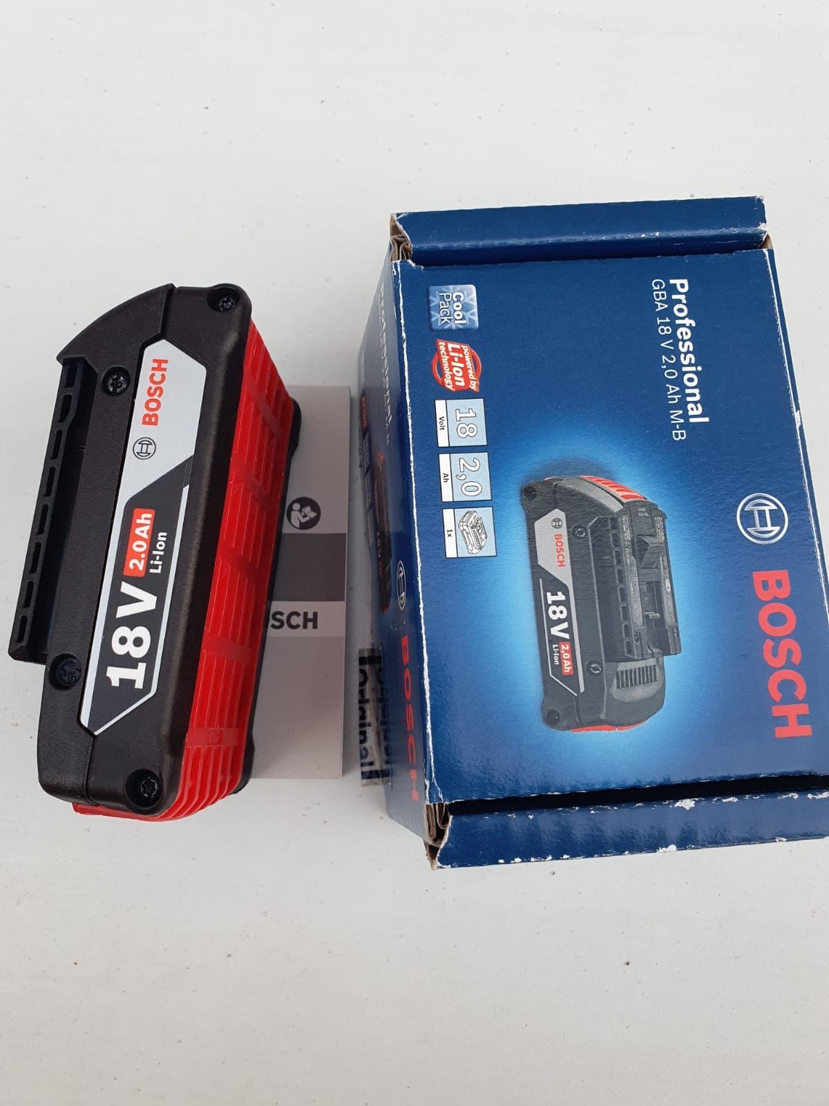 Bosch GBA 18V, 2,0 AH Li-ion