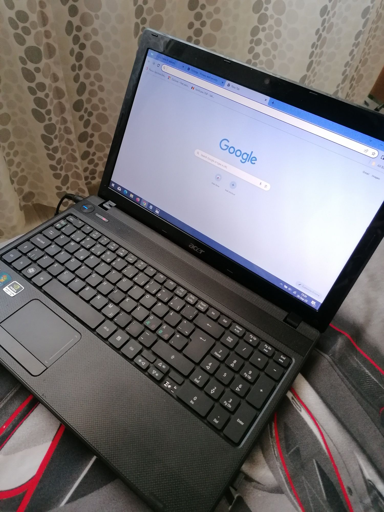 Laptop Acer i5 M460 8GB ram 80gb ssd