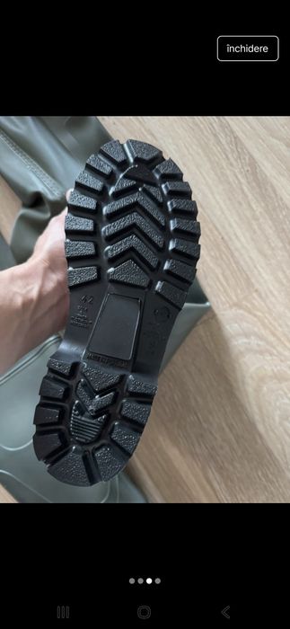 Cizme pescuit Waders Decathlon mărimea L