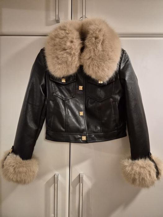 Яке от еко кожа с пух последен брой