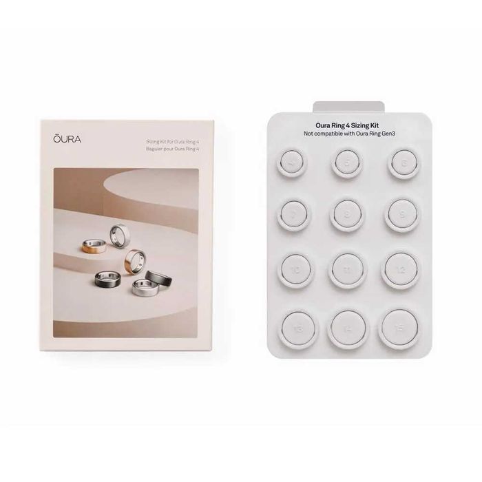 Oura Ring 4 набор колец, примерка