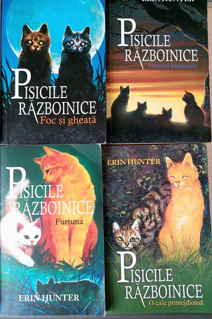 PISICILE RĂZBOINICE-Seriile complete 1-4(Volumele 1-24)
