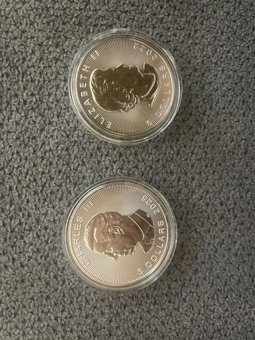 Монеты серебро 1oz