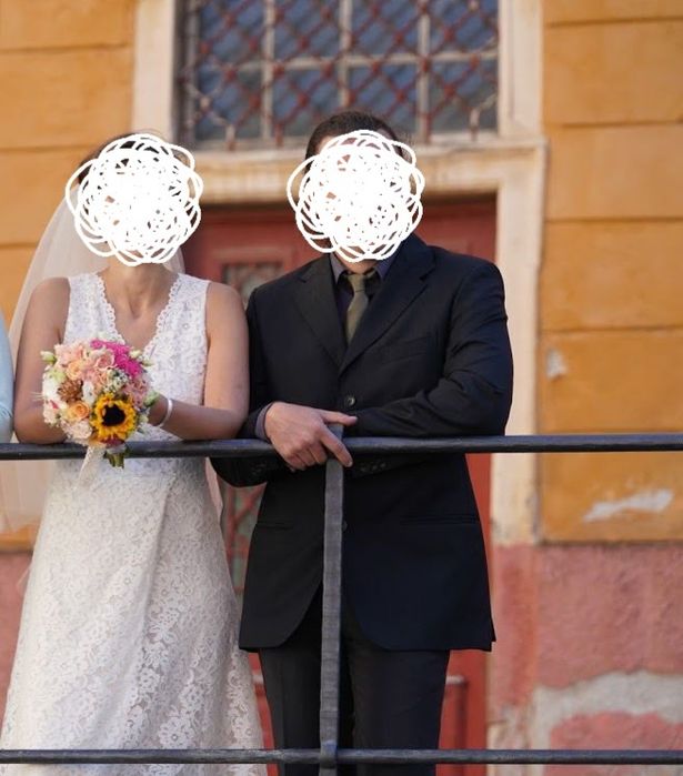 Rochie mireasa simpla si superba