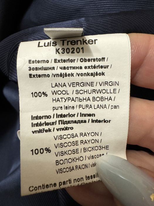 Vestă lână virgină 100% Luis Trenker, mărime 50.