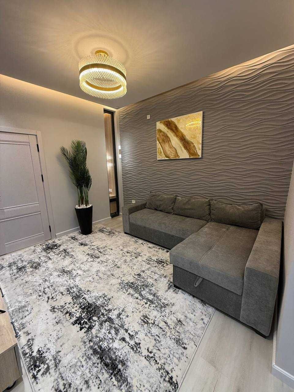 МАХТУМКУЛИ Poytaxt Residence 2-ком РАЗДЕЛЬНАЯ 48м2 под ключ УПАКОВКА!!