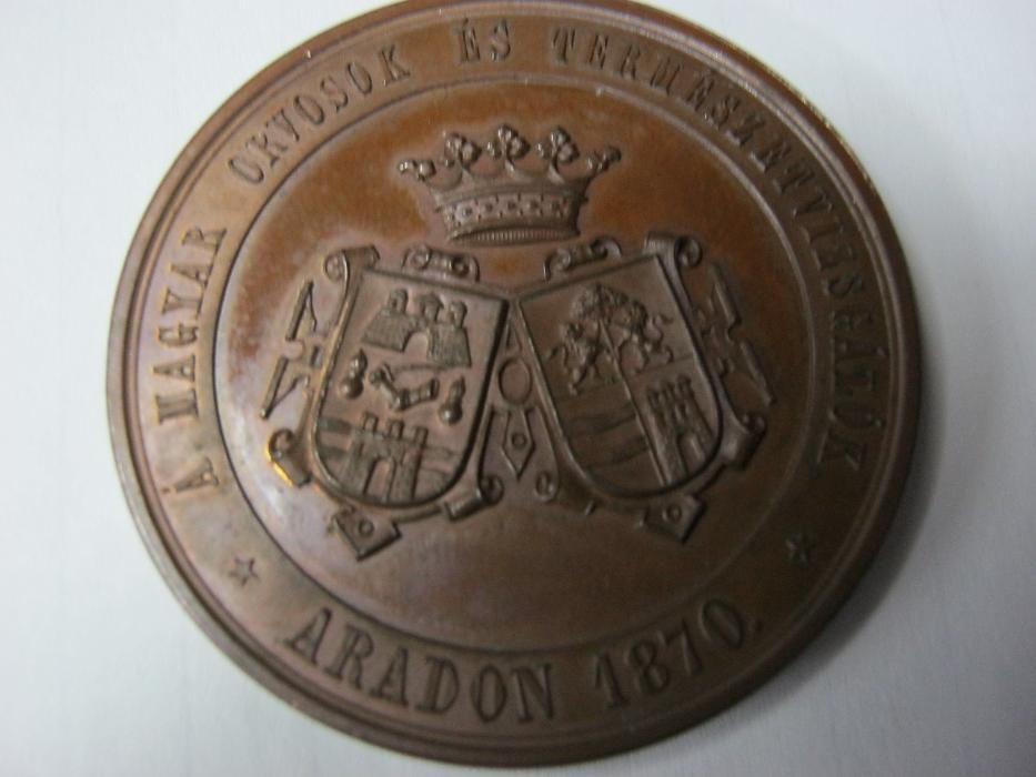 Medalie bronz,Medicina, 1870,Arad.F.rara.