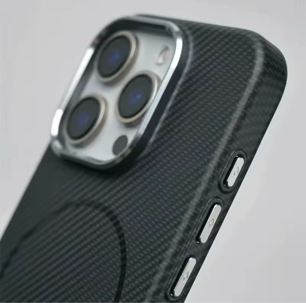 Husa Imitatie Carbon Magsafe Ultra Slim Iphone 15/16/PRO/PLUS/PRO MAX