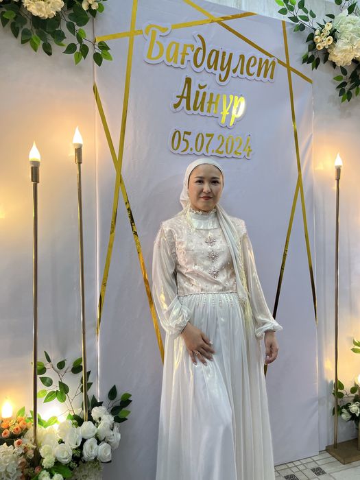 Прокат кажекей и платье.