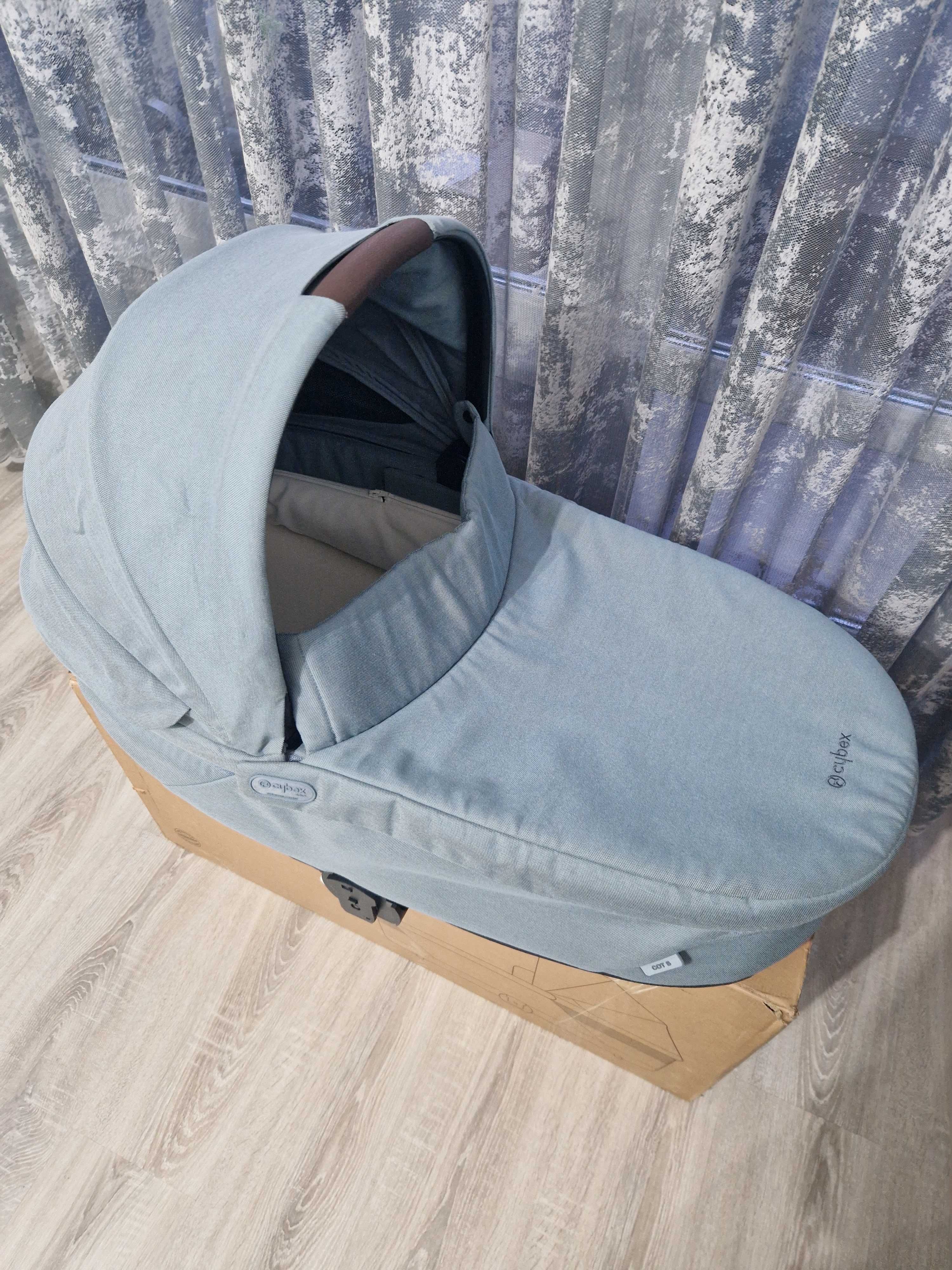 Кош за новородено Сybex cot s lux-Sky blue
