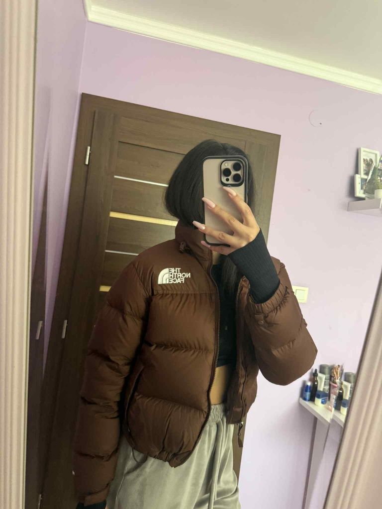 Кафяво зимно яке THE NORTH FACE
