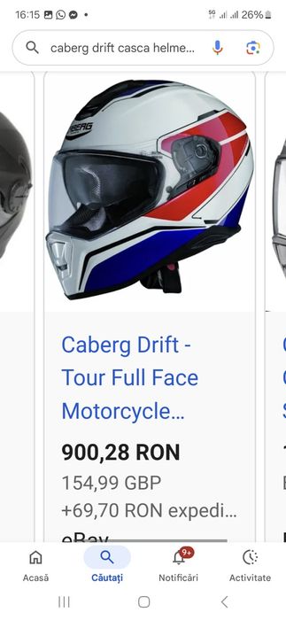 Vând casca moto caberg helmets drift 59-60 L și combinezon Ixon 56