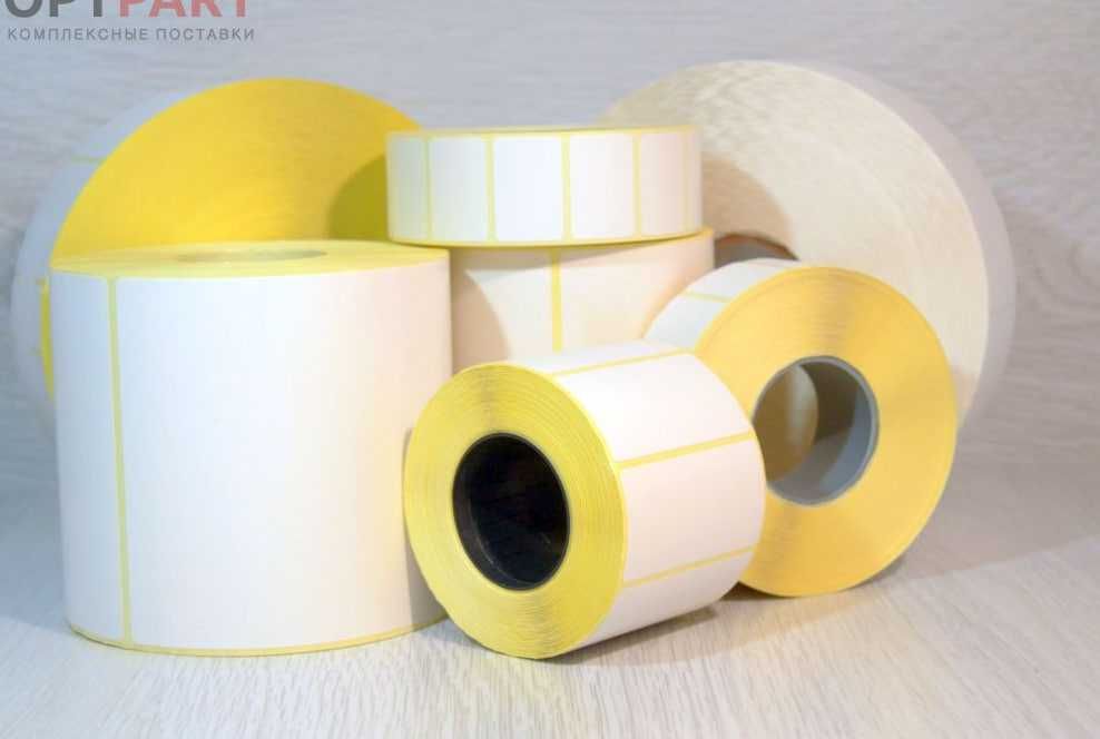 Самоклейка термоэтикетки баркод ценник лента для маркировки ОПТОМ и РО