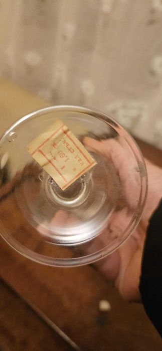 Чаши за ракия със столче - 6 бр