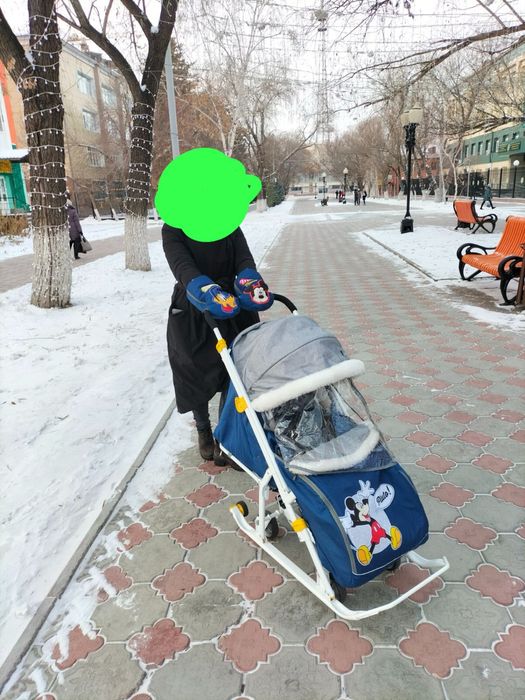 Продам коляску санки