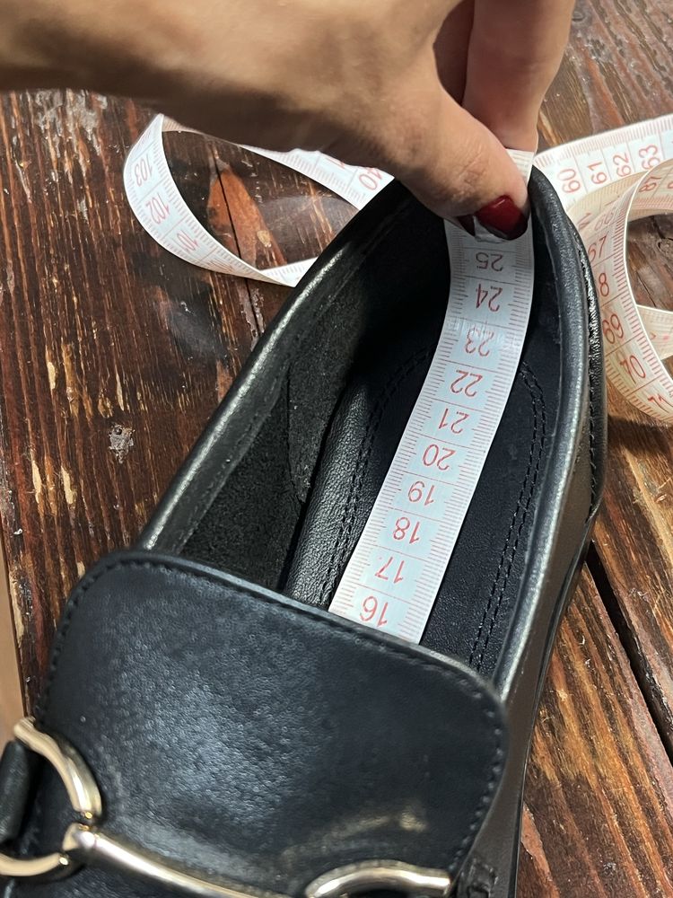 Loafers/mocasini, piele naturală, Zara