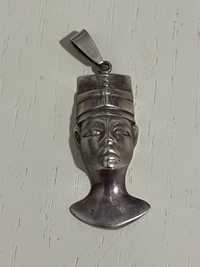 Pandantiv argint 925 Nefertiti. Pret fix!