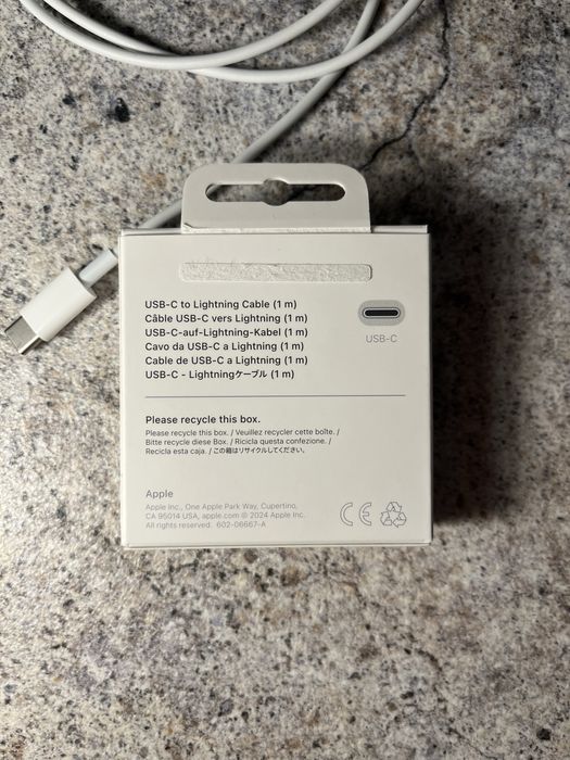 Cablu Apple USB-C la Lightning (Altex)