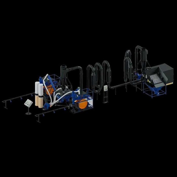 Linie brichete "Ecopress DUO" + Uscator aerodinamic CA-800