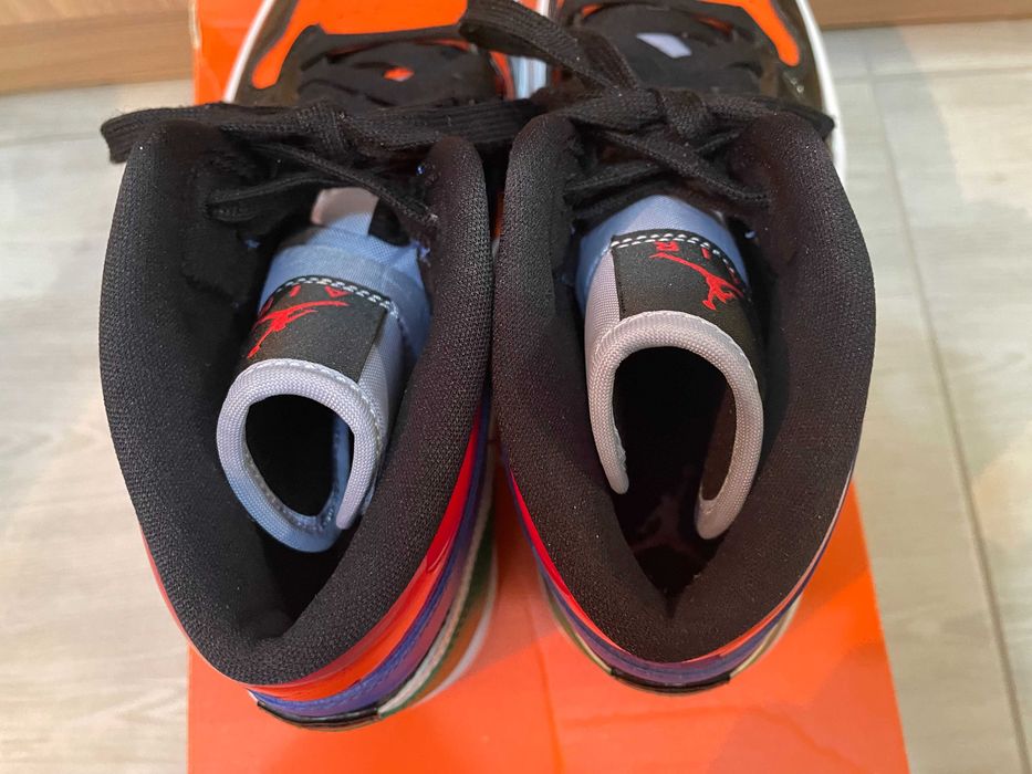 nike AIR JORDAN 1 mid SE retro multicolor дамски,женски кецове ном. 40