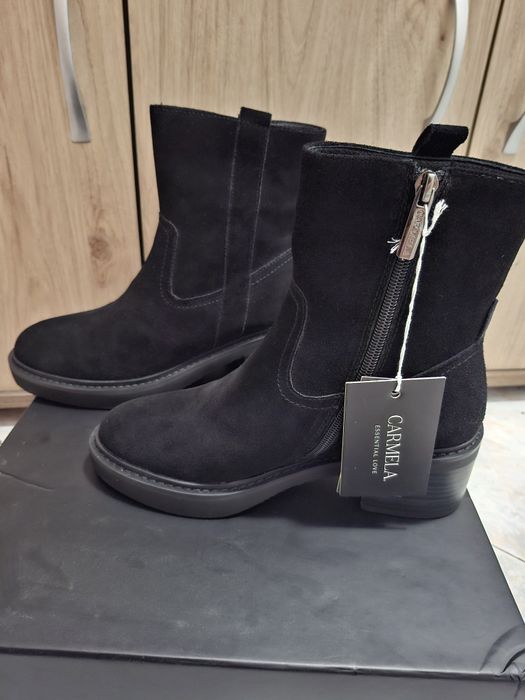 НОВИ Дамски боти CARMELA Ест.Кожа