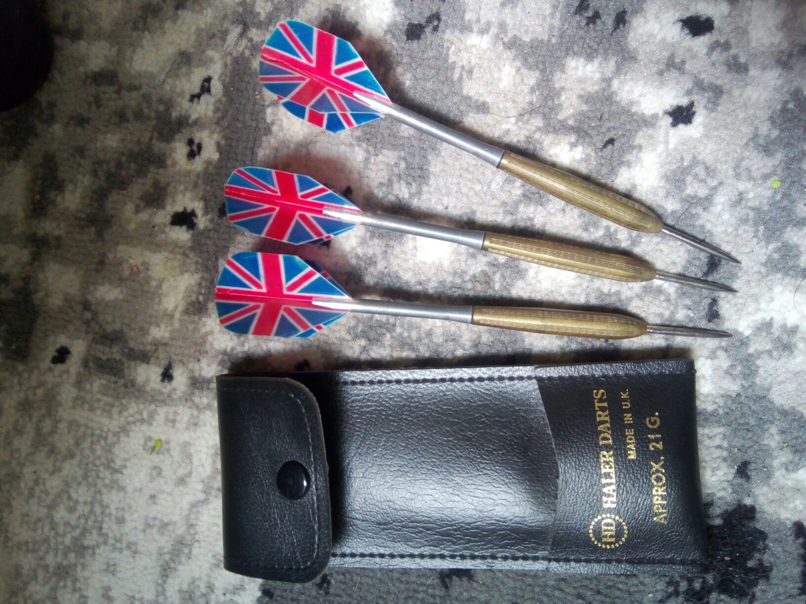 sageti darts vintage toc piele