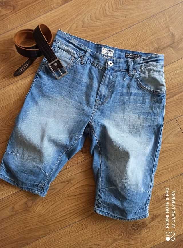 H&M, DENIM нови гъзарски къси мъжки дънки