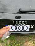 Emblema Audi spate neagra