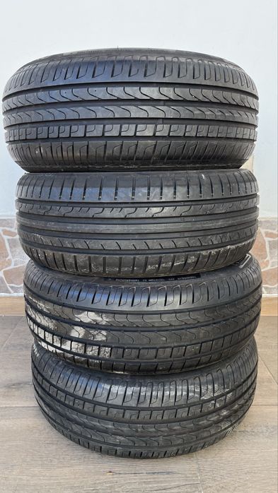 Set 4 anvelope/cauciucuri vară Pirelli/Dunlop 205/55/r16-ca noi