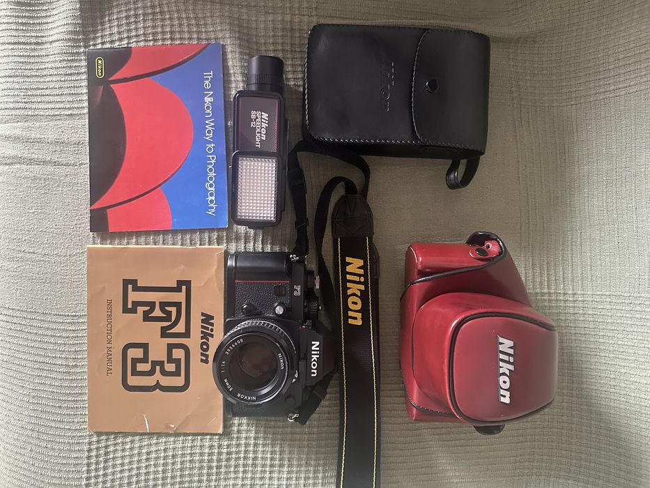 Aparat foto vintage Nikon F3 - 50mm, f1/4 Ais CA NOU