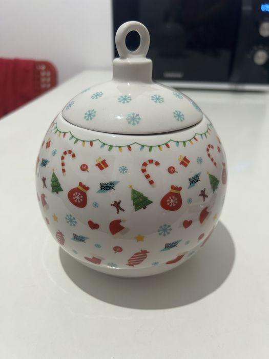 Керамическая круглая ваза