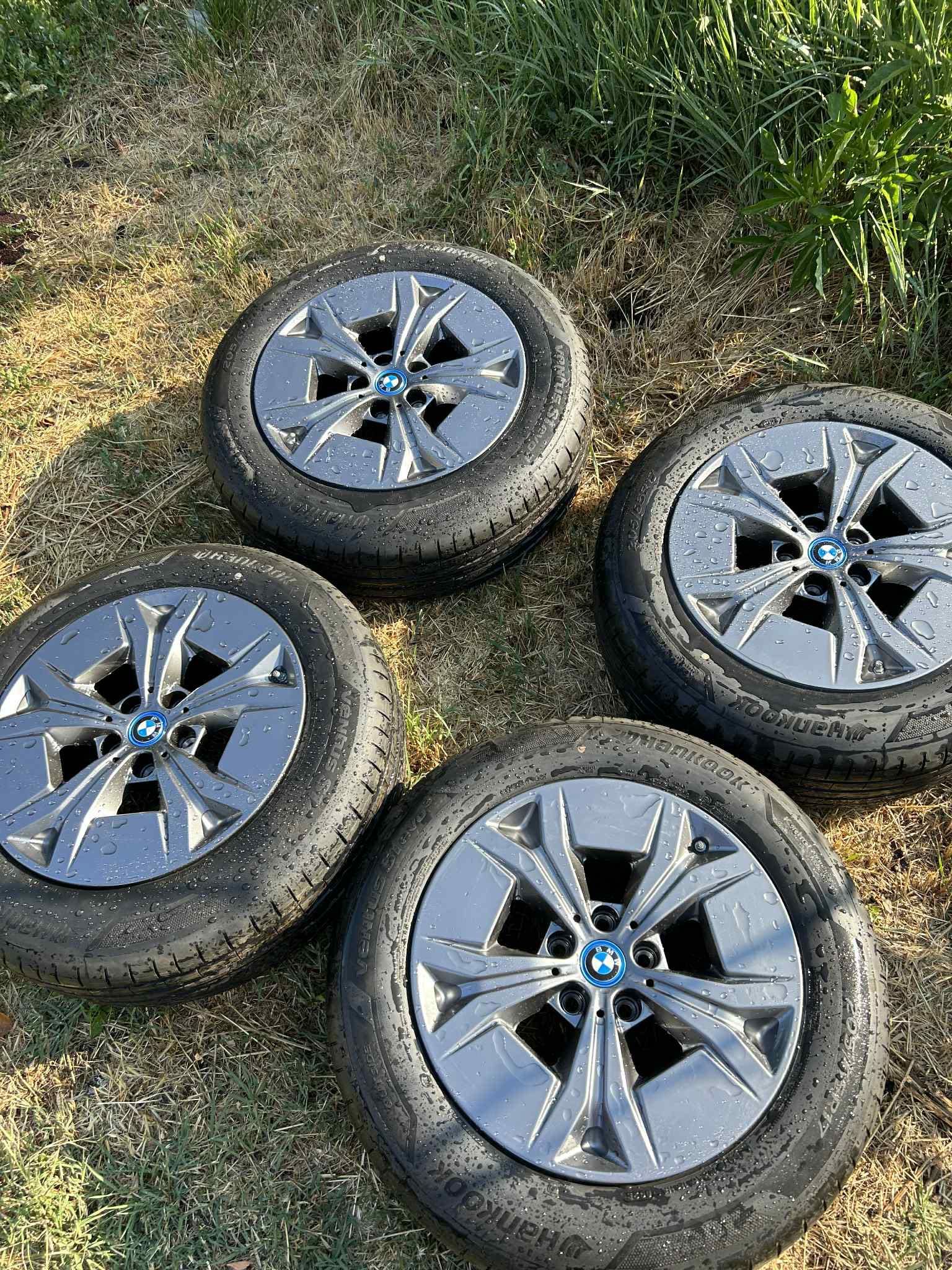 BMW 17”5x112 лети джанти с летни гуми Ханкок Дот25”  Като нови