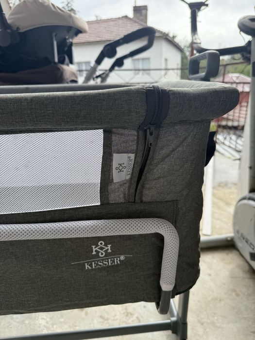 Комплект бебешка количка,столче за кола и кошер