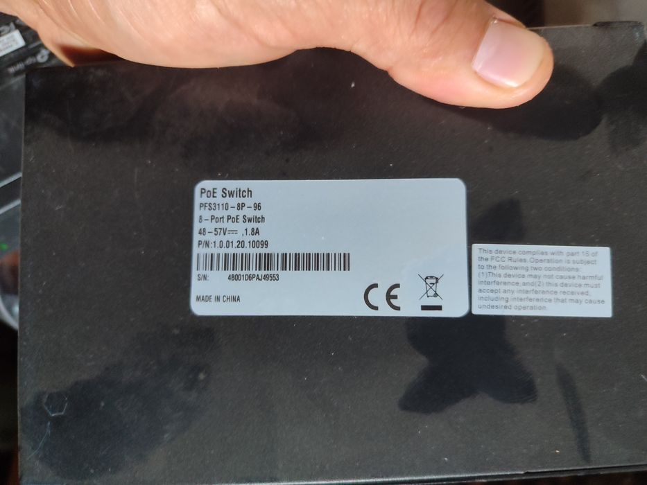 Industralni Poe switch 8 port