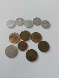 Lot monede diferite tari aprox 60 bucati