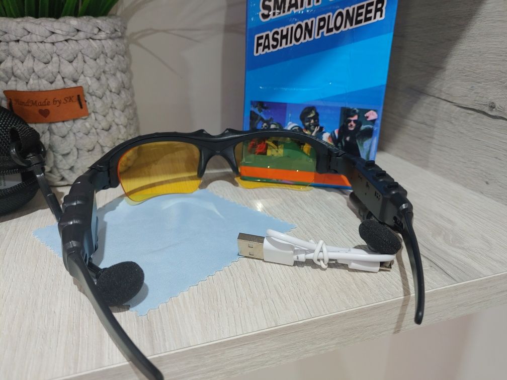 Аудио слънчеви очила за спорт, с USB.