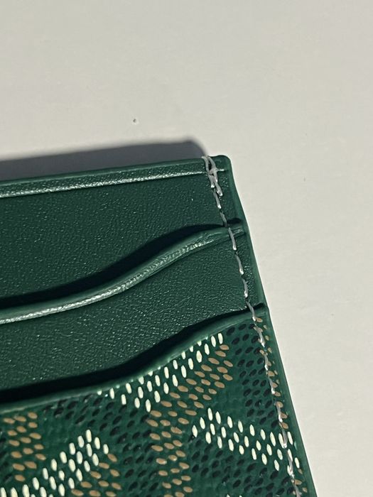 Portcard Goyard Piele Premium Cardholder Verde