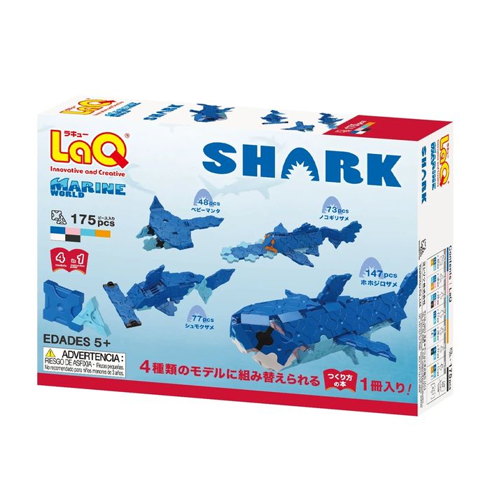 Японски Детски конструктор LaQ Marine World SHARK, 175 части