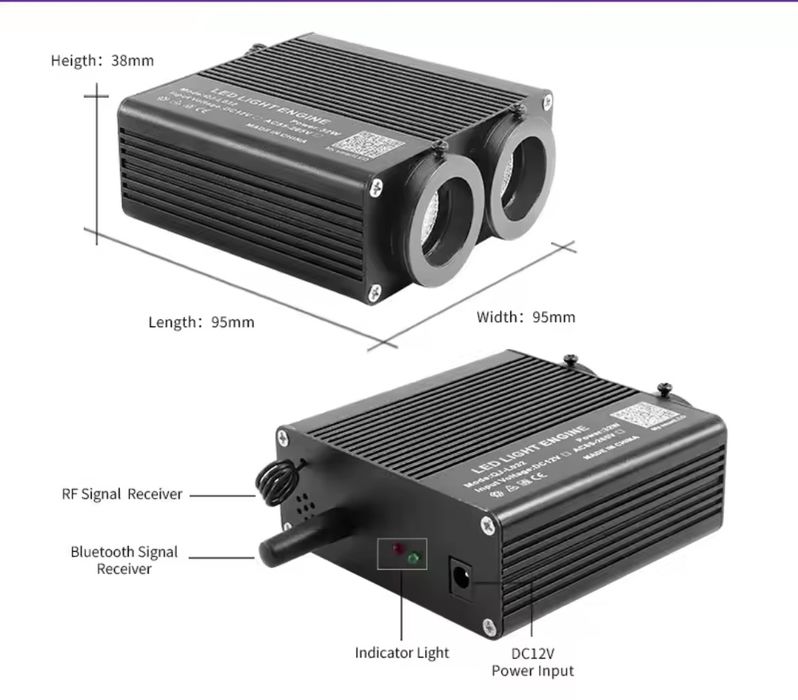 Kit Plafon Instelat 1000 x 3m Kit Steluțe Pentru Masina sau Casa