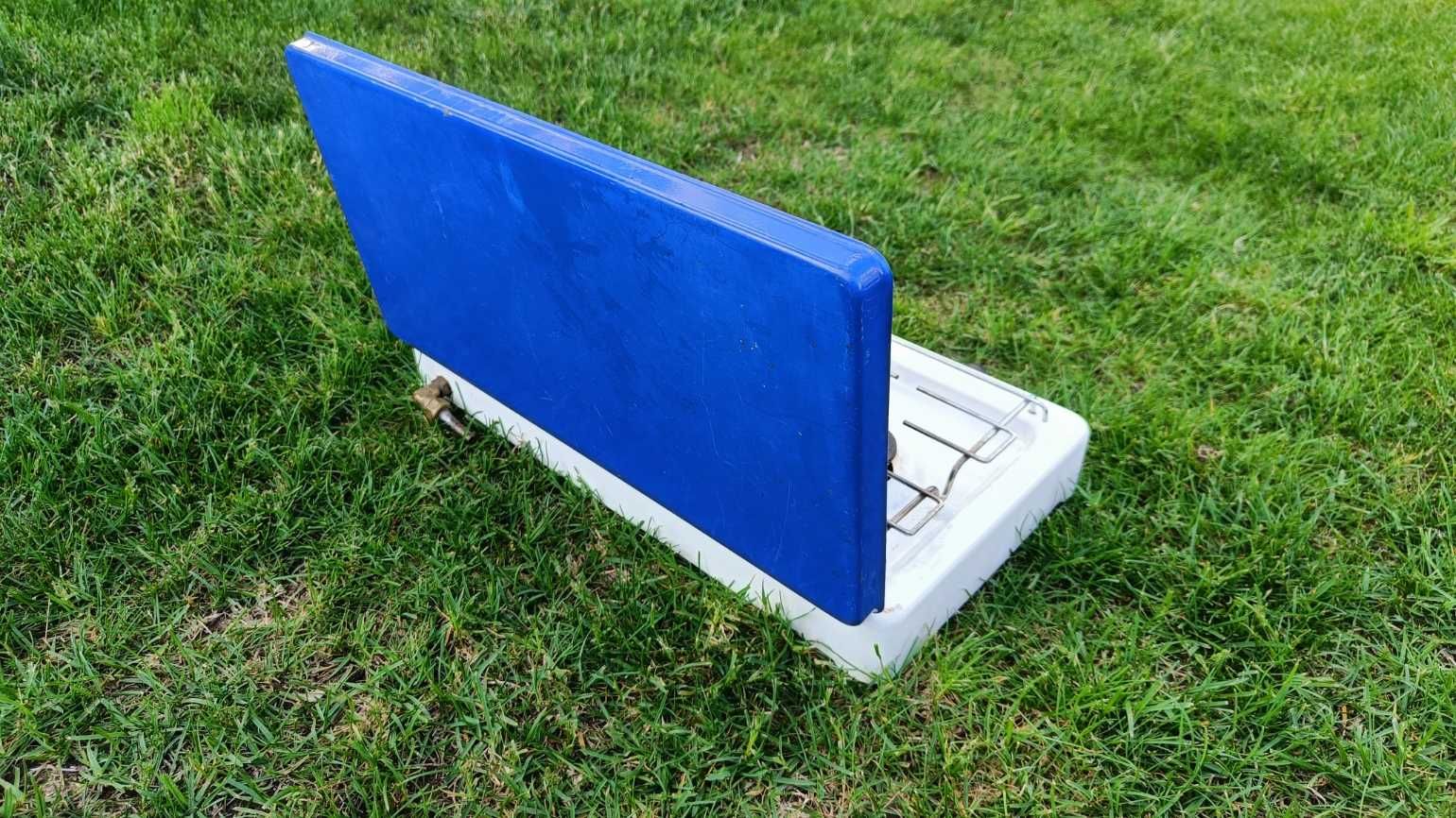 Aragaz portabil, model cu capac de protectie