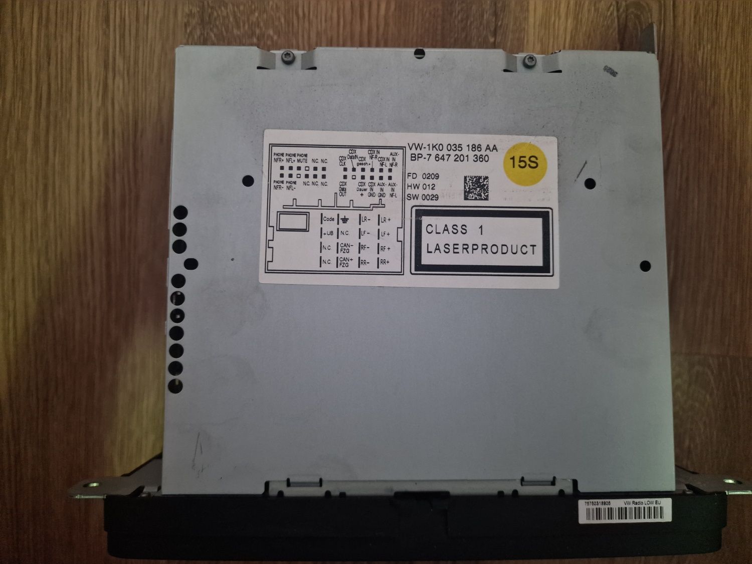 Radio CD original Volgswagen