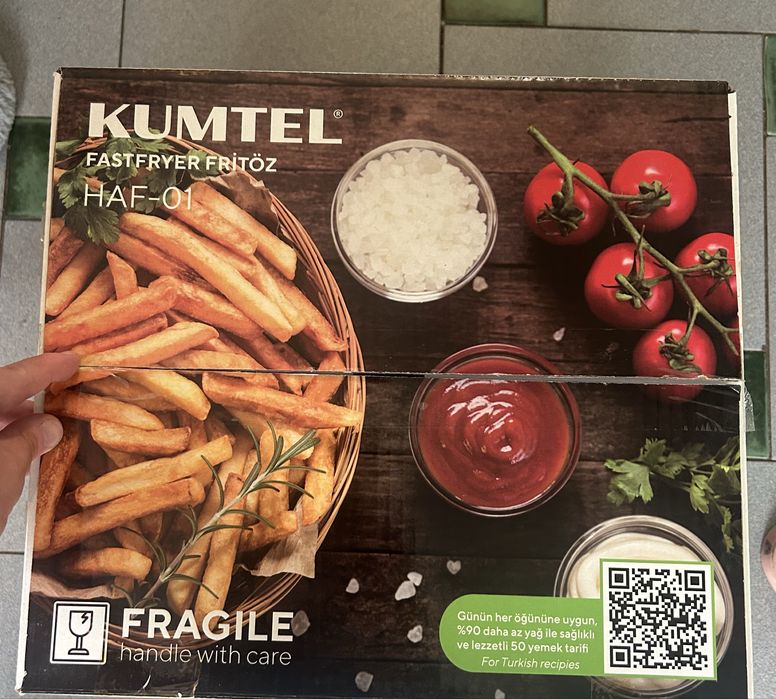 Vand friteuza cu aer cald Kumtel