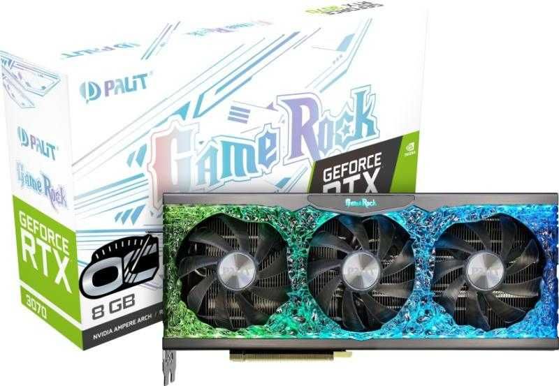 Placa video rtx 3070 palit gamerock