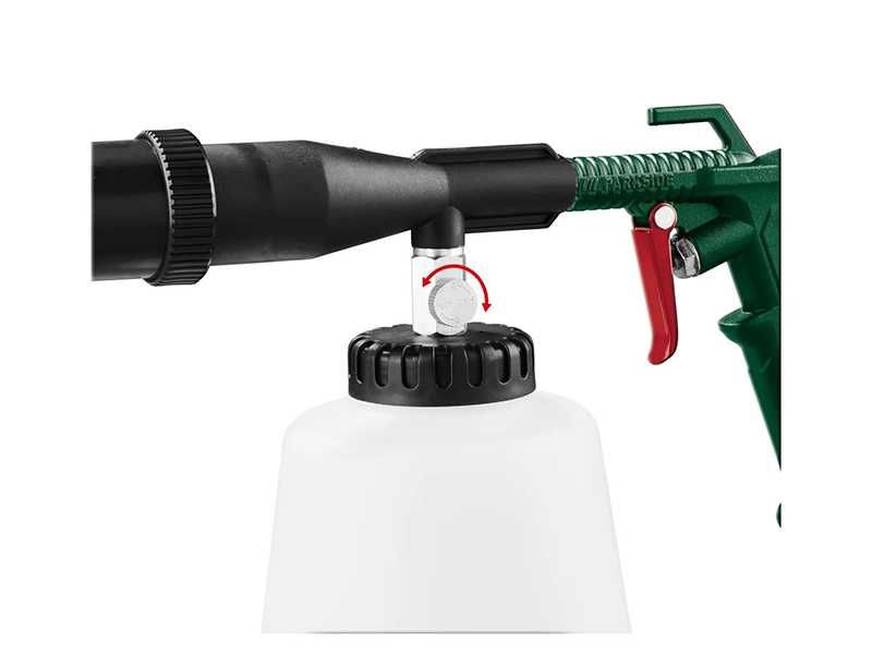 НОВ! Пневматичен пистолет за почистване Parkside 1000 ml, 6.2 bar