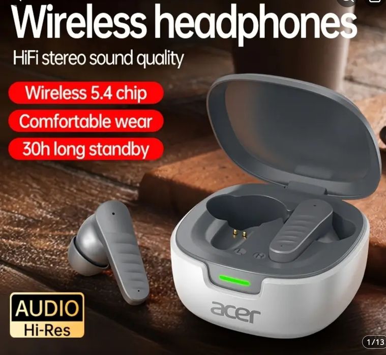 Casti ACER,TWS Wireless headset,sigilate.